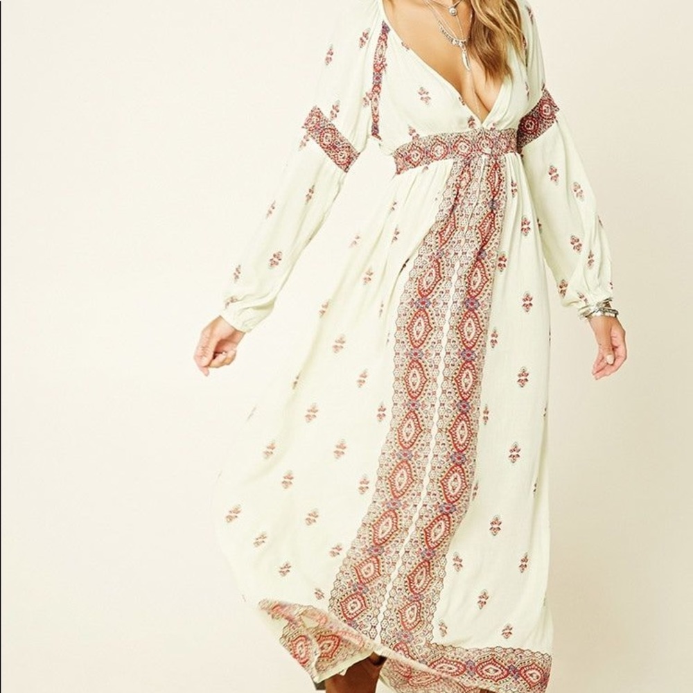 ISO Raga Forever 21 Endless love plunge maxi